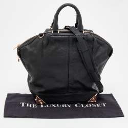 Alexander Wang Black Leather Emile Satchel