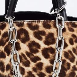 Alexander Wang Tri Color Calfhair and Leather Mini Runway Roxy Bucket Bag