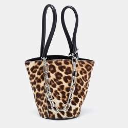 Alexander Wang Tri Color Calfhair and Leather Mini Runway Roxy Bucket Bag