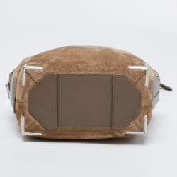 Alexander Wang Brown Suede And Leather Satchel