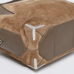 Alexander Wang Brown Suede And Leather Satchel