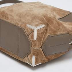 Alexander Wang Brown Suede And Leather Satchel