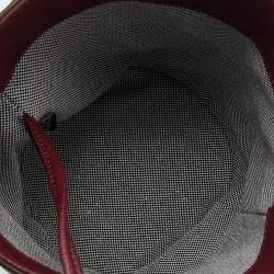 Alexander Wang Burgundy Leather Mini Roxy Studded Bucket Bag