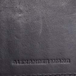 Alexander Wang Black Watersnake Leather Chastity Pouch