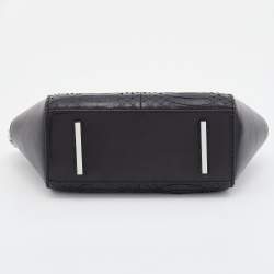 Alexander Wang Black Watersnake Leather Chastity Pouch