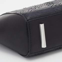 Alexander Wang Black Watersnake Leather Chastity Pouch