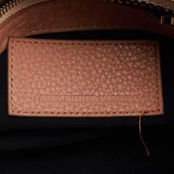 Alexander Wang Peach Pebbled Leather Rocco Duffle Bag