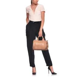 Alexander Wang Peach Pebbled Leather Rocco Duffle Bag