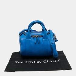Alexander Wang Blue Leather Rockie Satchel