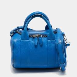 Alexander Wang Blue Leather Rockie Satchel