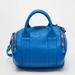 Alexander Wang Blue Leather Rockie Satchel