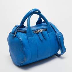 Alexander Wang Blue Leather Rockie Satchel