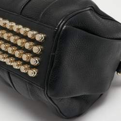Alexander Wang Black Leather Rocco Satchel