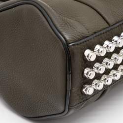 Alexander Wang Green Pebbled Leather Mini  Rockie Satchel