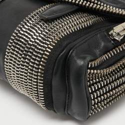 Alexander Wang Black Leather Micro Marti Shoulder Bag