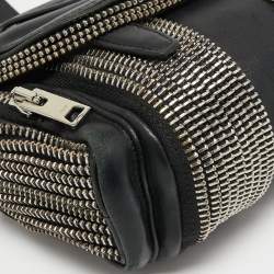 Alexander Wang Black Leather Micro Marti Shoulder Bag