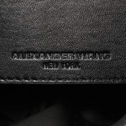 Alexander Wang Black Leather Micro Marti Shoulder Bag