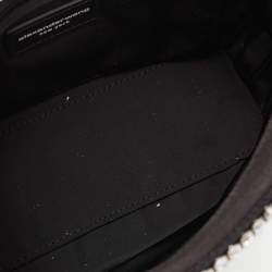 Alexander Wang Black Canvas Mini Cruiser Crystal Embellished Tote 