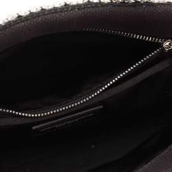 Alexander Wang Black Canvas Mini Cruiser Crystal Embellished Tote 