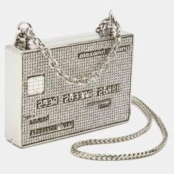Alexander Wang Crystals Embellished Credit Card Minaudiere Bag 
