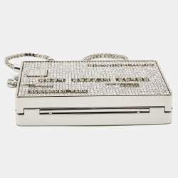 Alexander Wang Crystals Embellished Credit Card Minaudiere Bag 