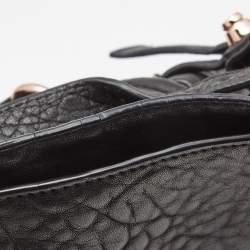 Alexander Wang Black Textured Leather Diego Bucket Bag