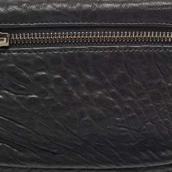 Alexander Wang Black Leather Fumo Wristlet Clutch