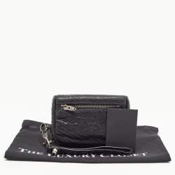 Alexander Wang Black Leather Fumo Wristlet Clutch