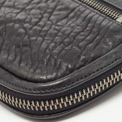 Alexander Wang Black Leather Fumo Wristlet Clutch