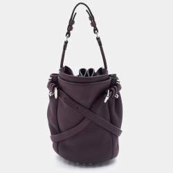 Alexander Wang Purple Leather Diego Bucket Bag