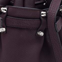 Alexander Wang Purple Leather Diego Bucket Bag