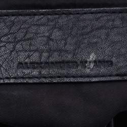 Alexander Wang Black Textured Leather Diego Bucket Bag