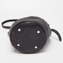 Alexander Wang Black Leather Diego Bucket Bag