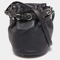 Alexander Wang Black Leather Diego Bucket Bag