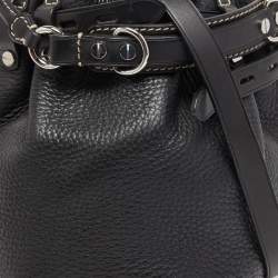 Alexander Wang Black Leather Diego Bucket Bag