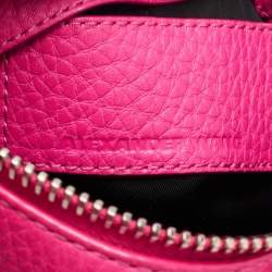 Pre Owned Alexander Wang Pink Leather Rocco Duffle Bag