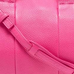 Pre Owned Alexander Wang Pink Leather Rocco Duffle Bag