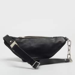 Pre Owned Alexander Wang Black Leather Attica Belt Bag
