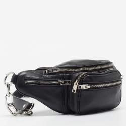 Pre Owned Alexander Wang Black Leather Attica Belt Bag
