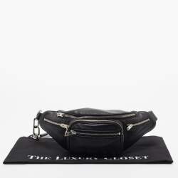 Pre Owned Alexander Wang Black Leather Attica Belt Bag