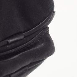 Alexander Wang Black Satin and Leather Mini Attica Belt Bag
