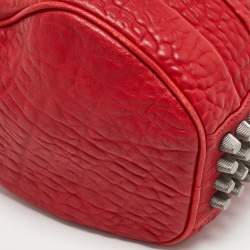 Alexander Wang Red Textured Leather Rocco Bag