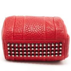 Alexander Wang Red Textured Leather Rocco Bag