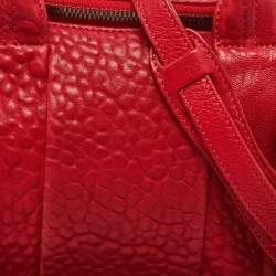 Alexander Wang Red Textured Leather Rocco Bag