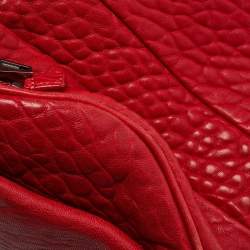 Alexander Wang Red Textured Leather Rocco Bag