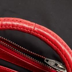 Alexander Wang Red Textured Leather Rocco Bag