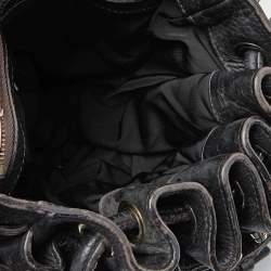Alexander Wang Black Textured Leather Diego Bucket Bag