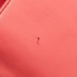 Pre Owned Alexander Wang Peach Leather Mini Runway Roxy Bucket Bag