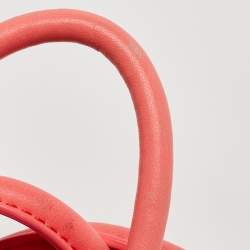 Pre Owned Alexander Wang Peach Leather Mini Runway Roxy Bucket Bag