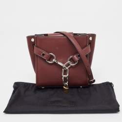 Alexander Wang Burgundy Leather Attica Shoulder Bag
